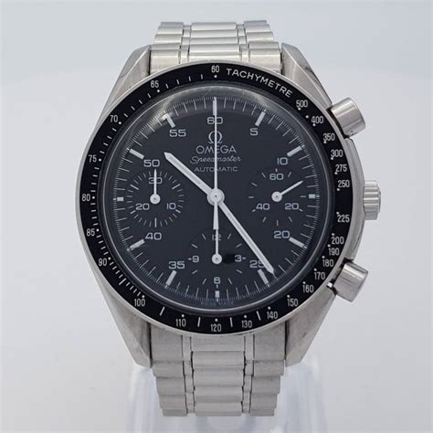 Omega Speedmaster Reduced Drücker Pusher Stahl Steel .